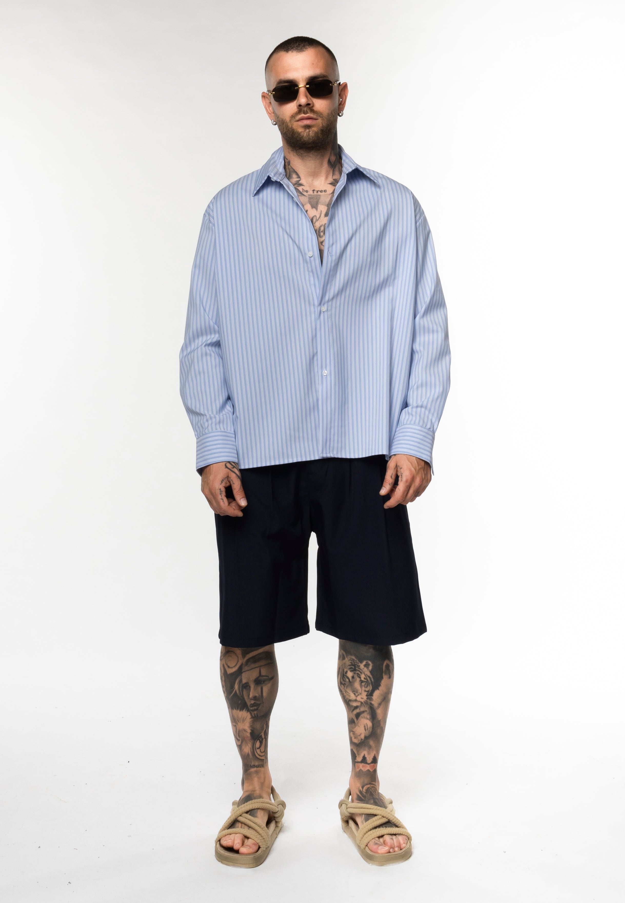 Bermuda Sartoriale Oversize con Pinces