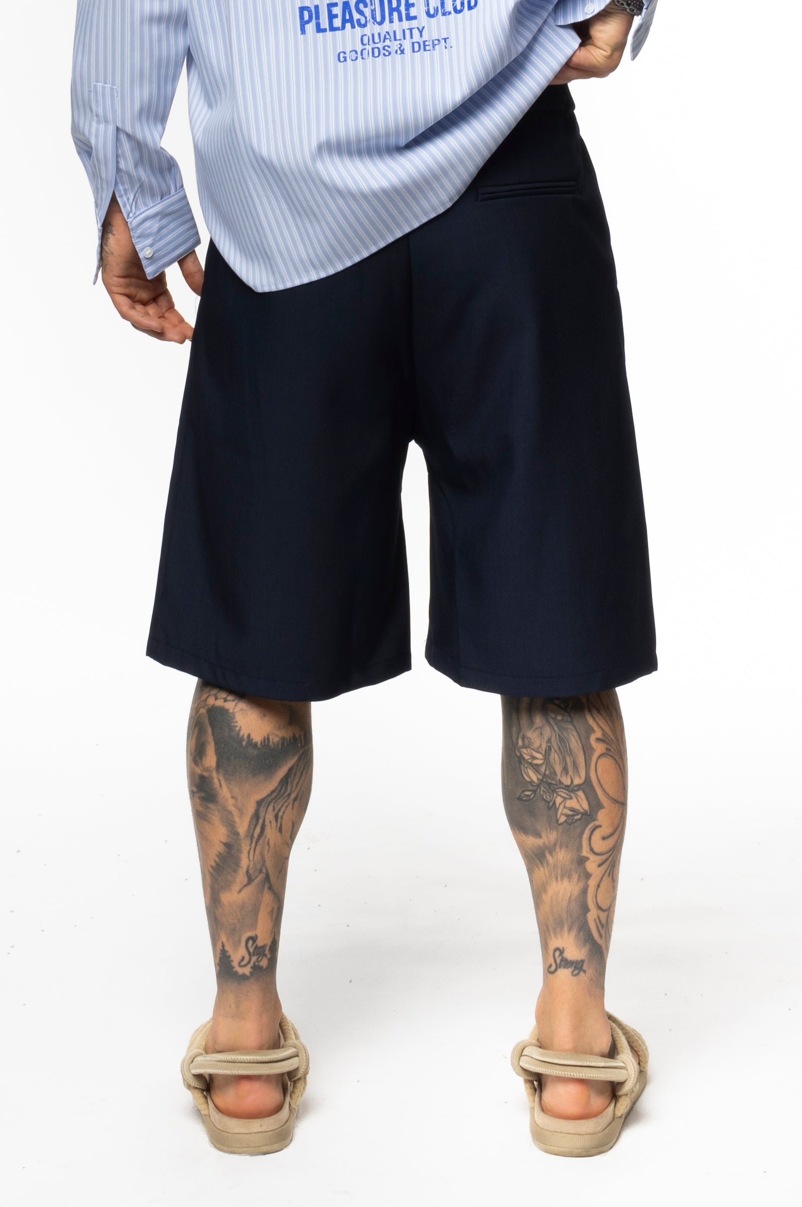 Bermuda Sartoriale Oversize con Pinces