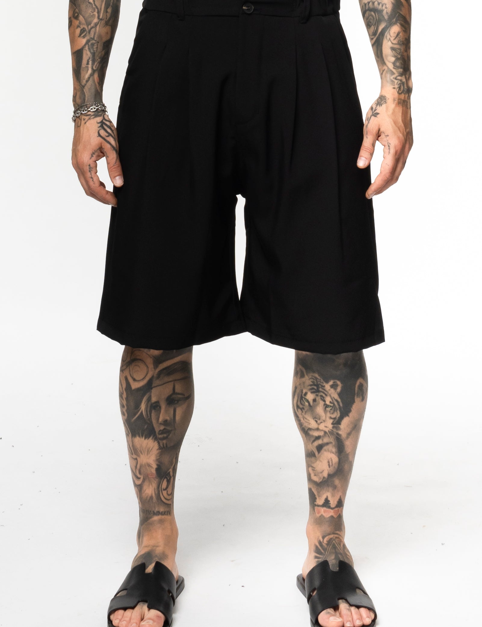 Bermuda Sartoriale Oversize con Pinces