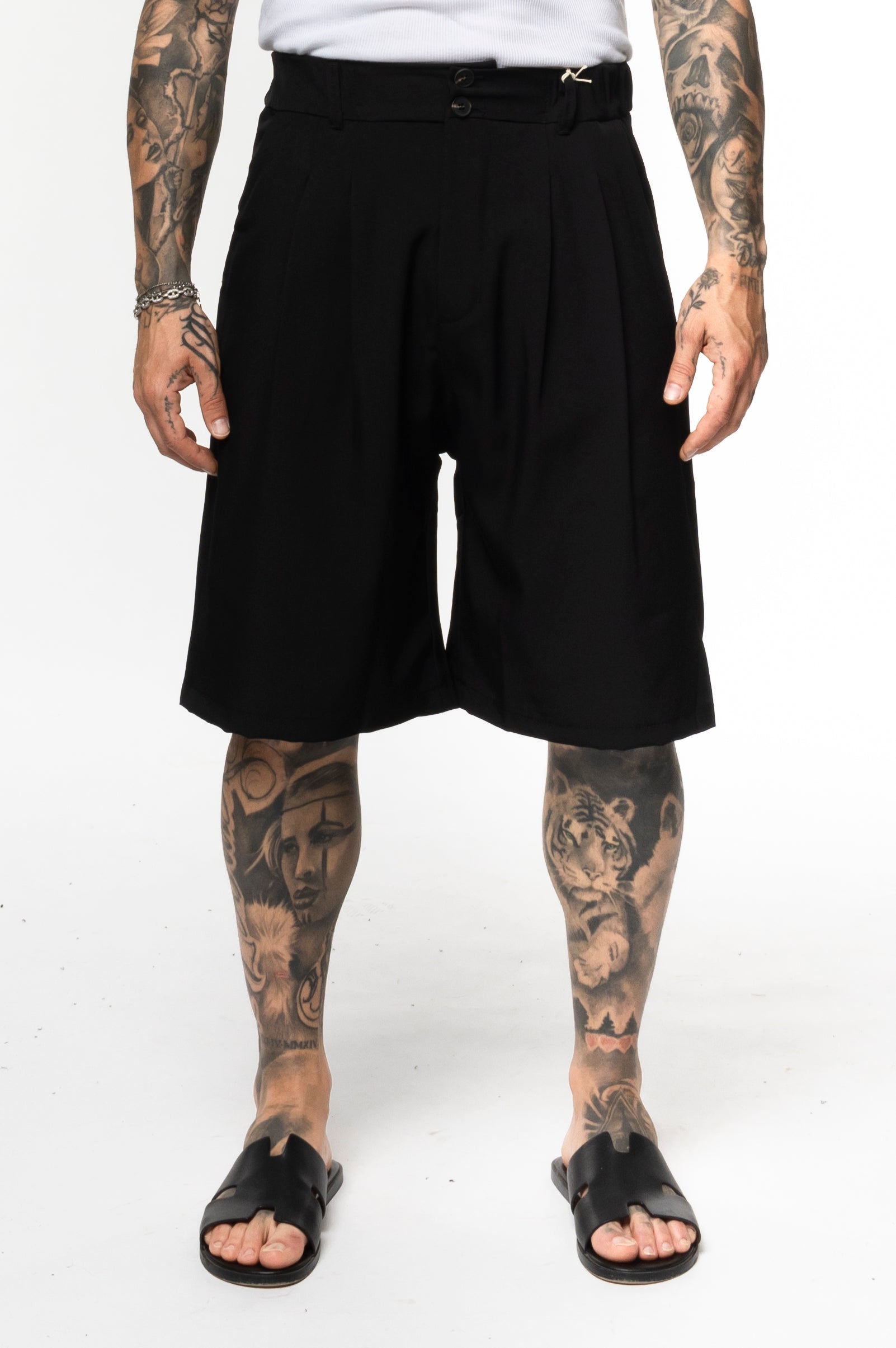 Bermuda Sartoriale Oversize con Pinces