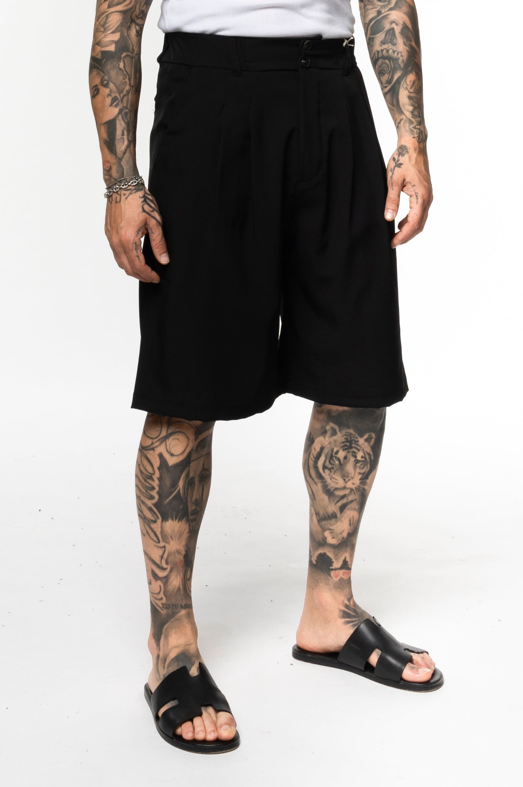 Bermuda Sartoriale Oversize con Pinces