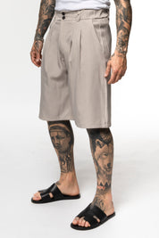 Bermuda Sartoriale Oversize con Pinces