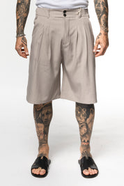 Bermuda Sartoriale Oversize con Pinces