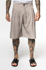 Bermuda Sartoriale Oversize con Pinces