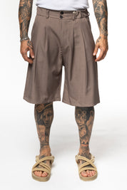 Bermuda Sartoriale Oversize con Pinces