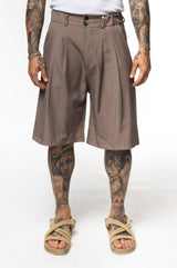 Bermuda Sartoriale Oversize con Pinces