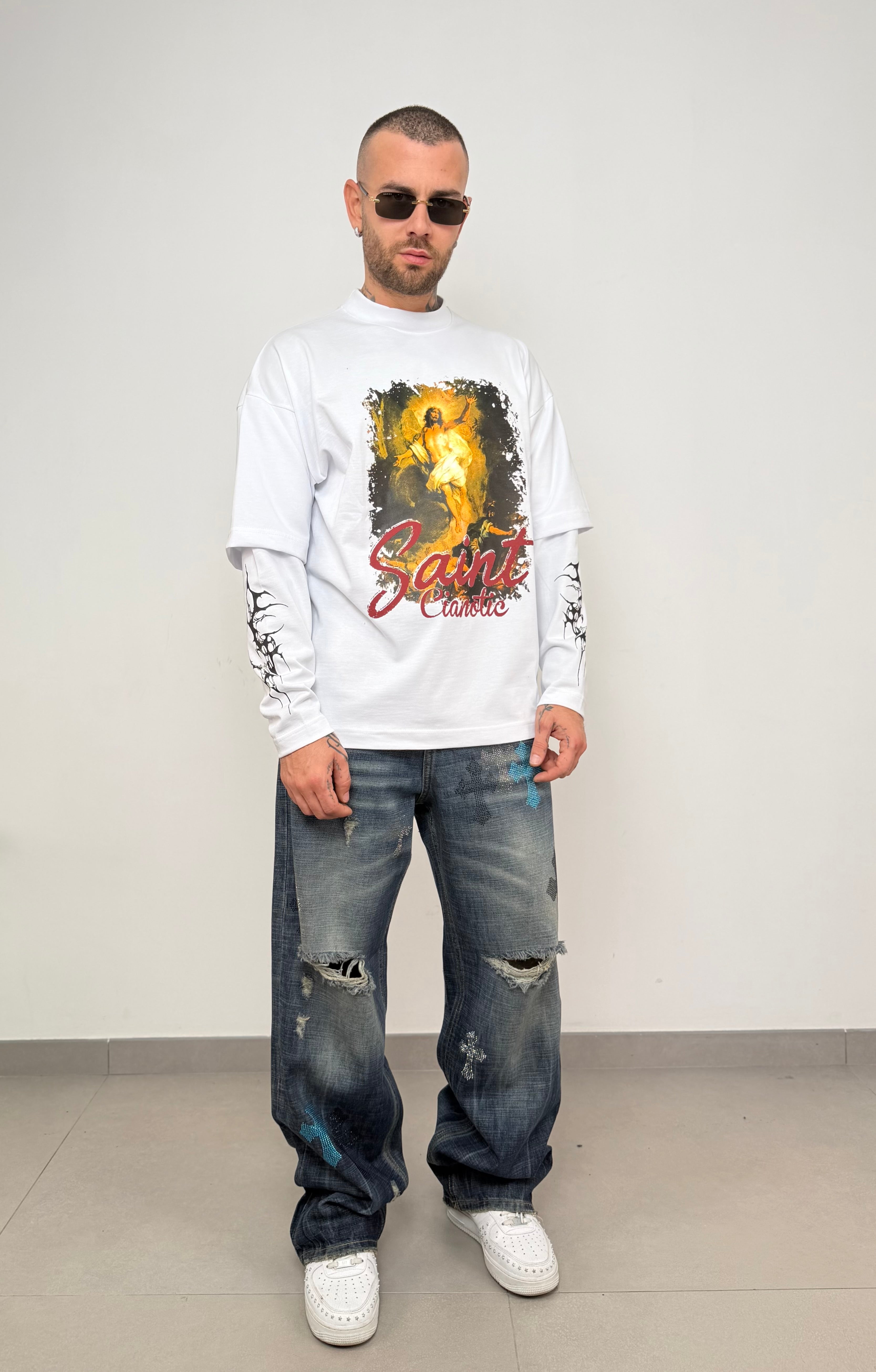 Super baggy crome blue