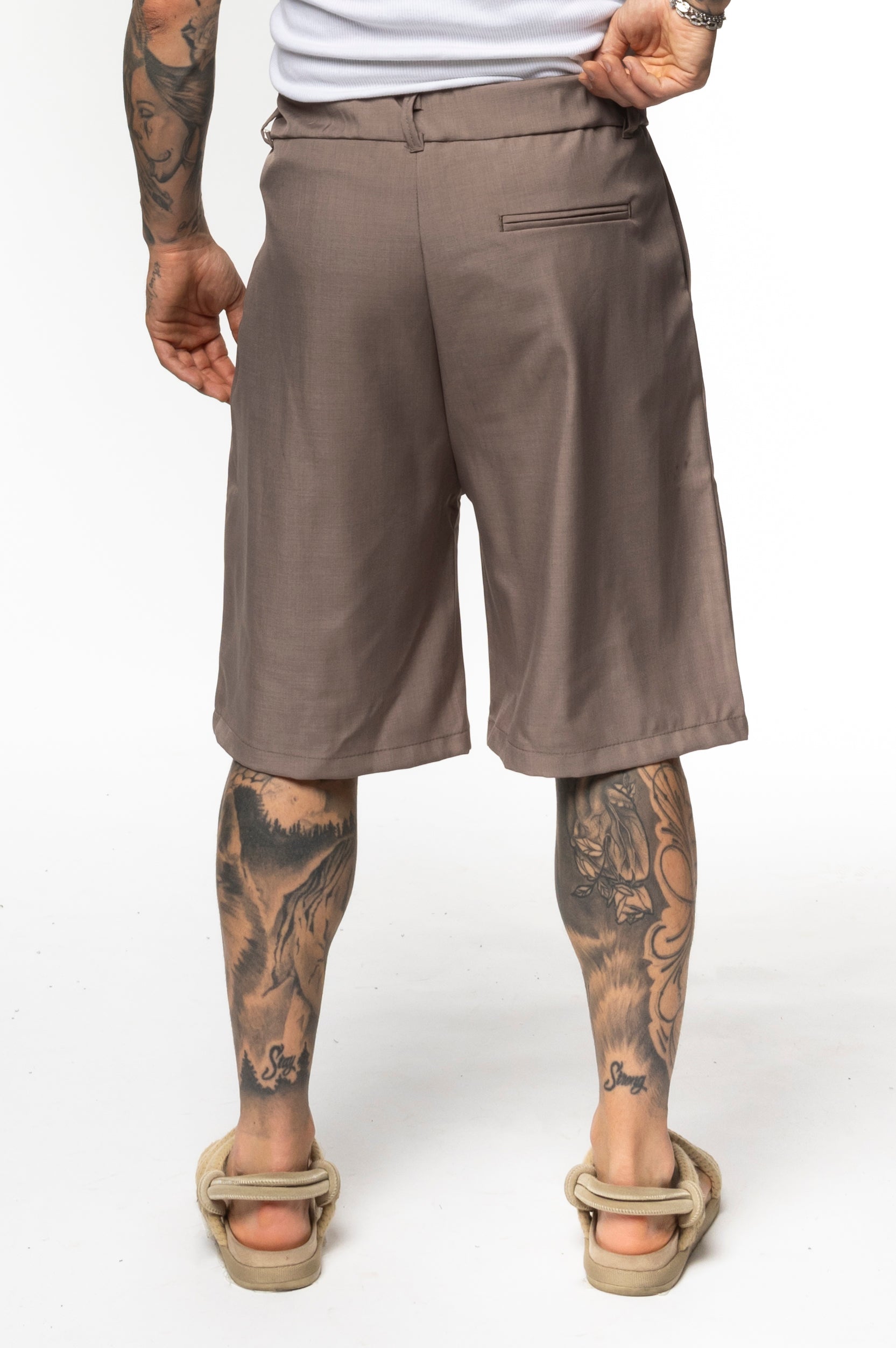 Bermuda Sartoriale Oversize con Pinces