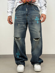 Super baggy crome blue