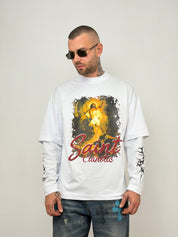 t-shirt long slevee saint