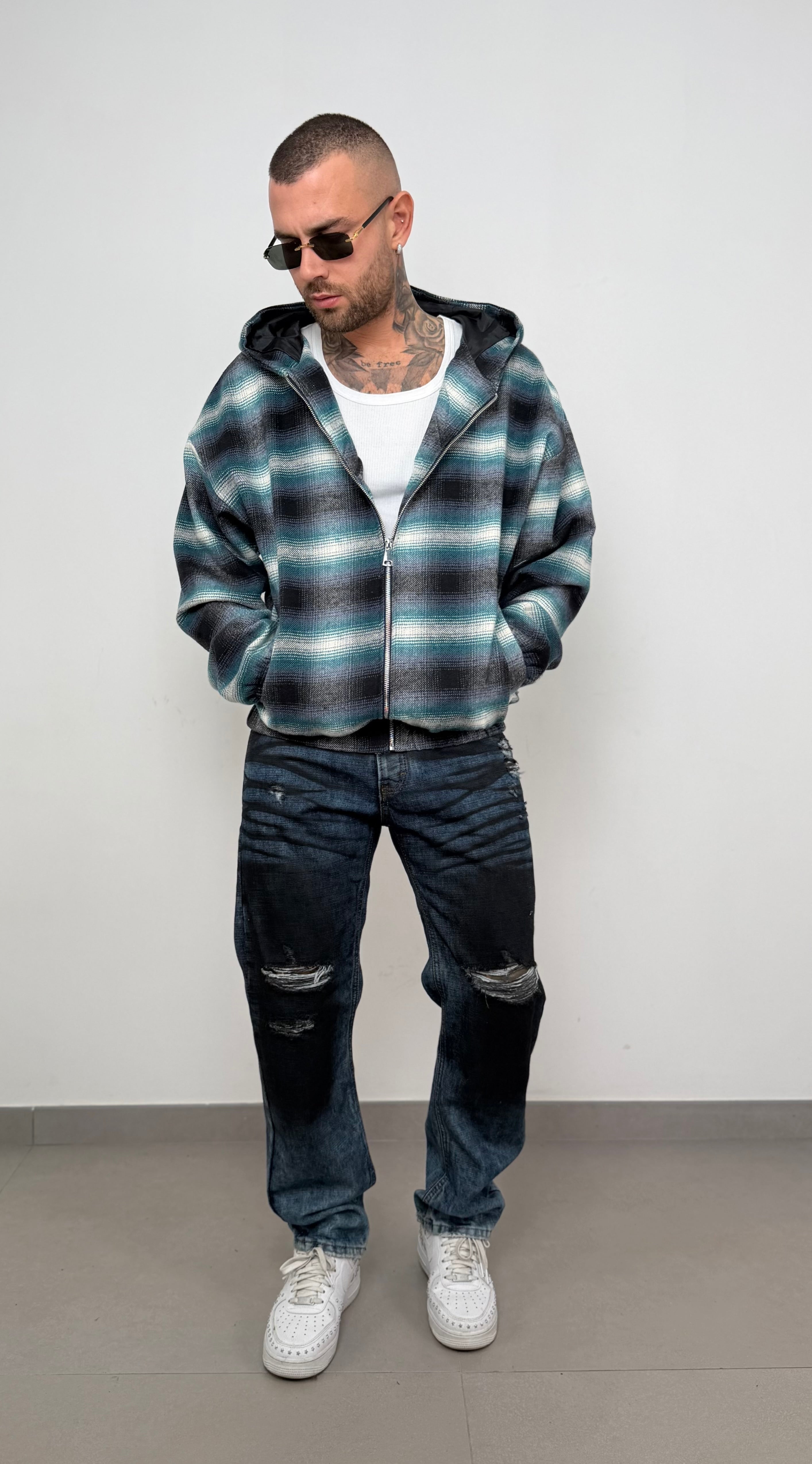 Straight fit dark blu