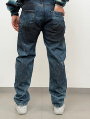 Straight fit dark blu