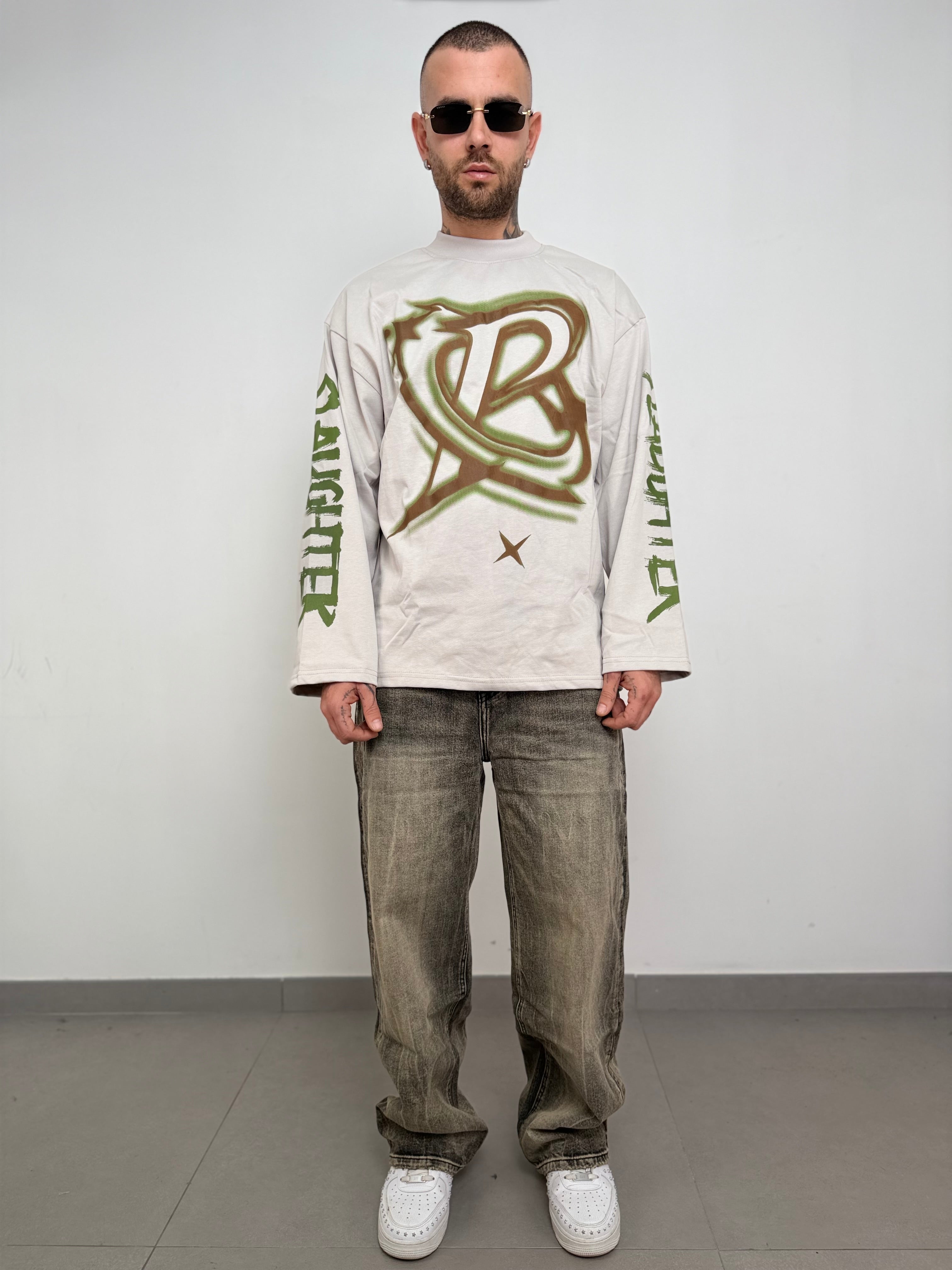 T-shirt long sleeve logo P