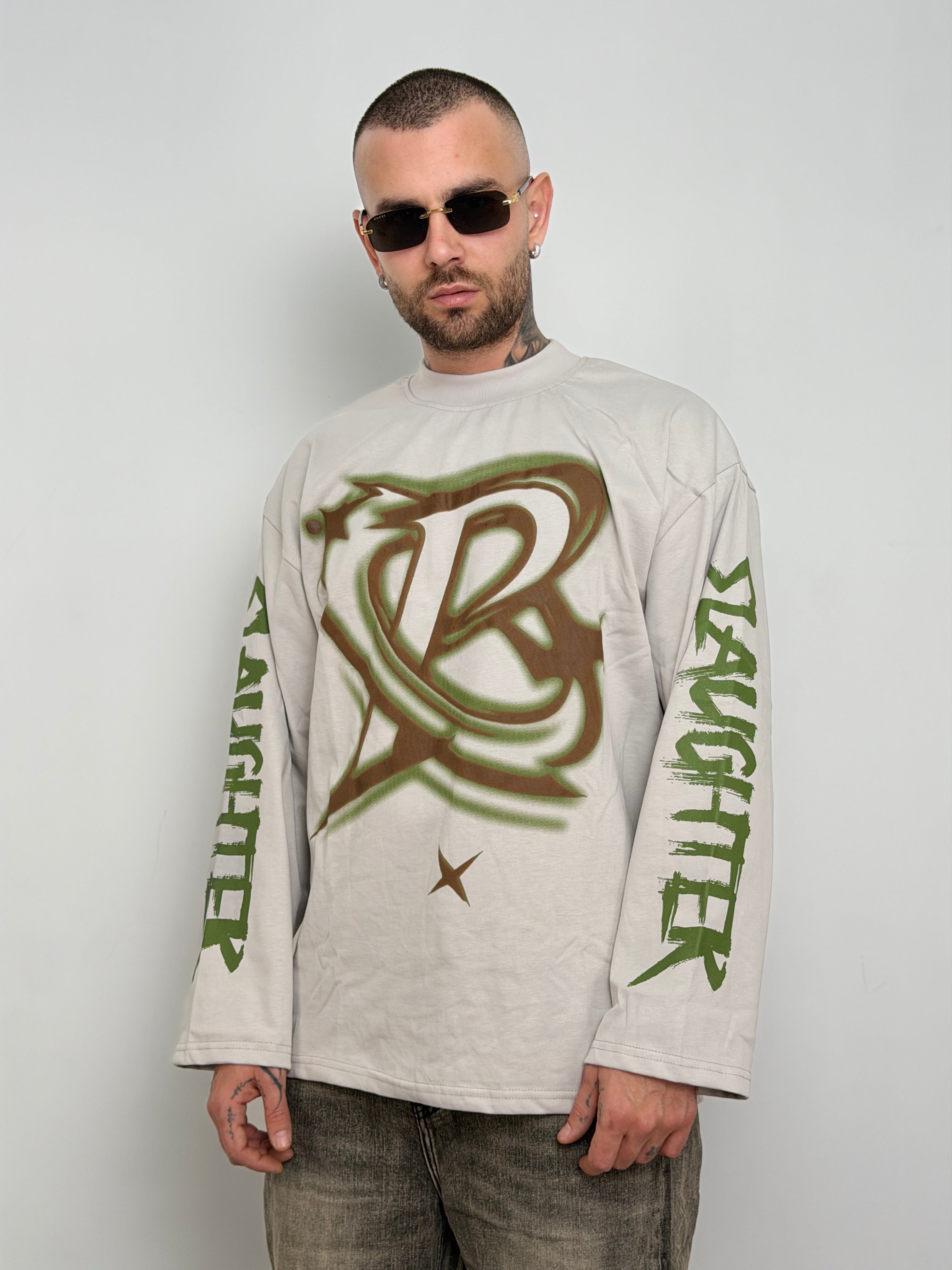 T-shirt long sleeve logo P