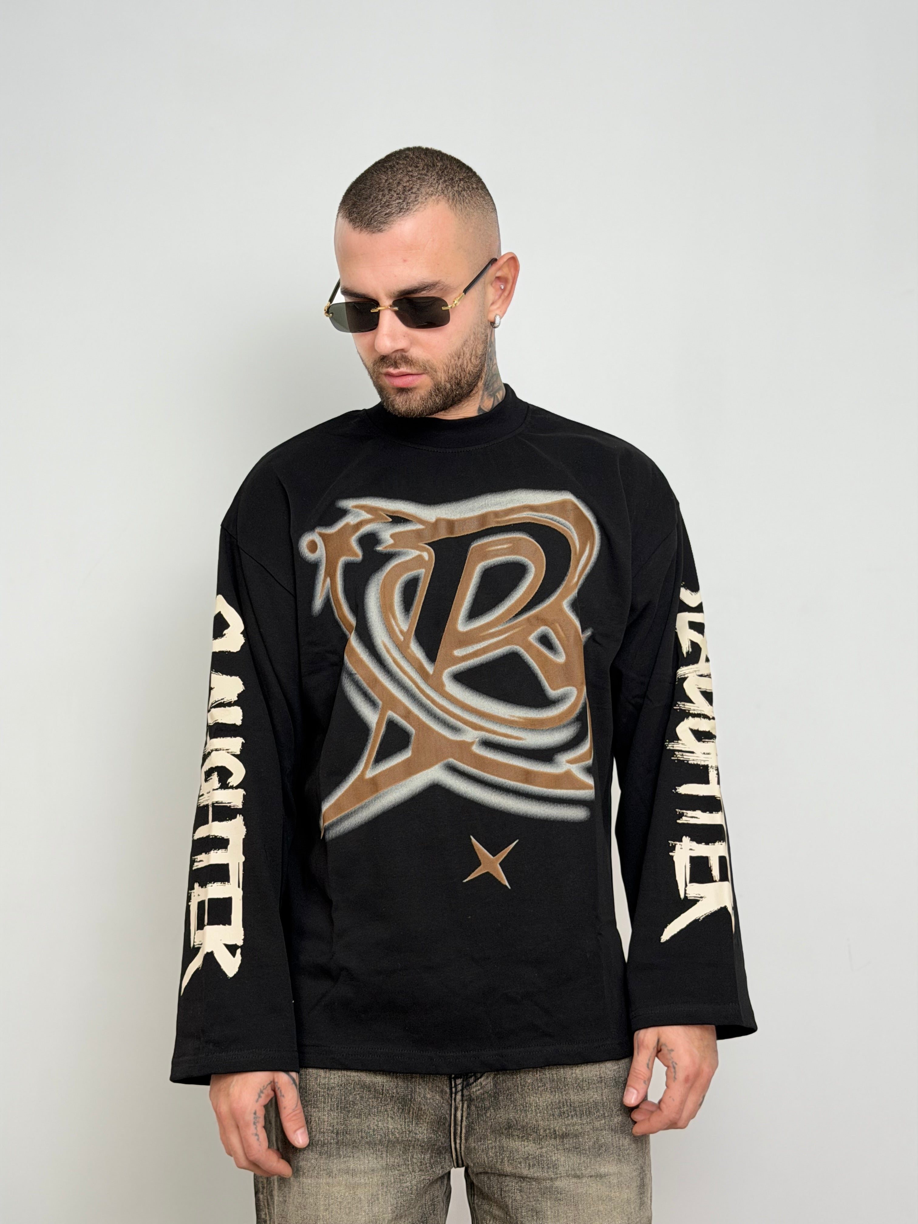 T-shirt long sleeve logo P