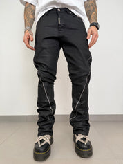 Flare 421 zip spalmato black