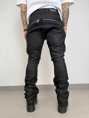 Flare 421 zip spalmato black