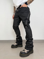 Flare 421 zip spalmato black