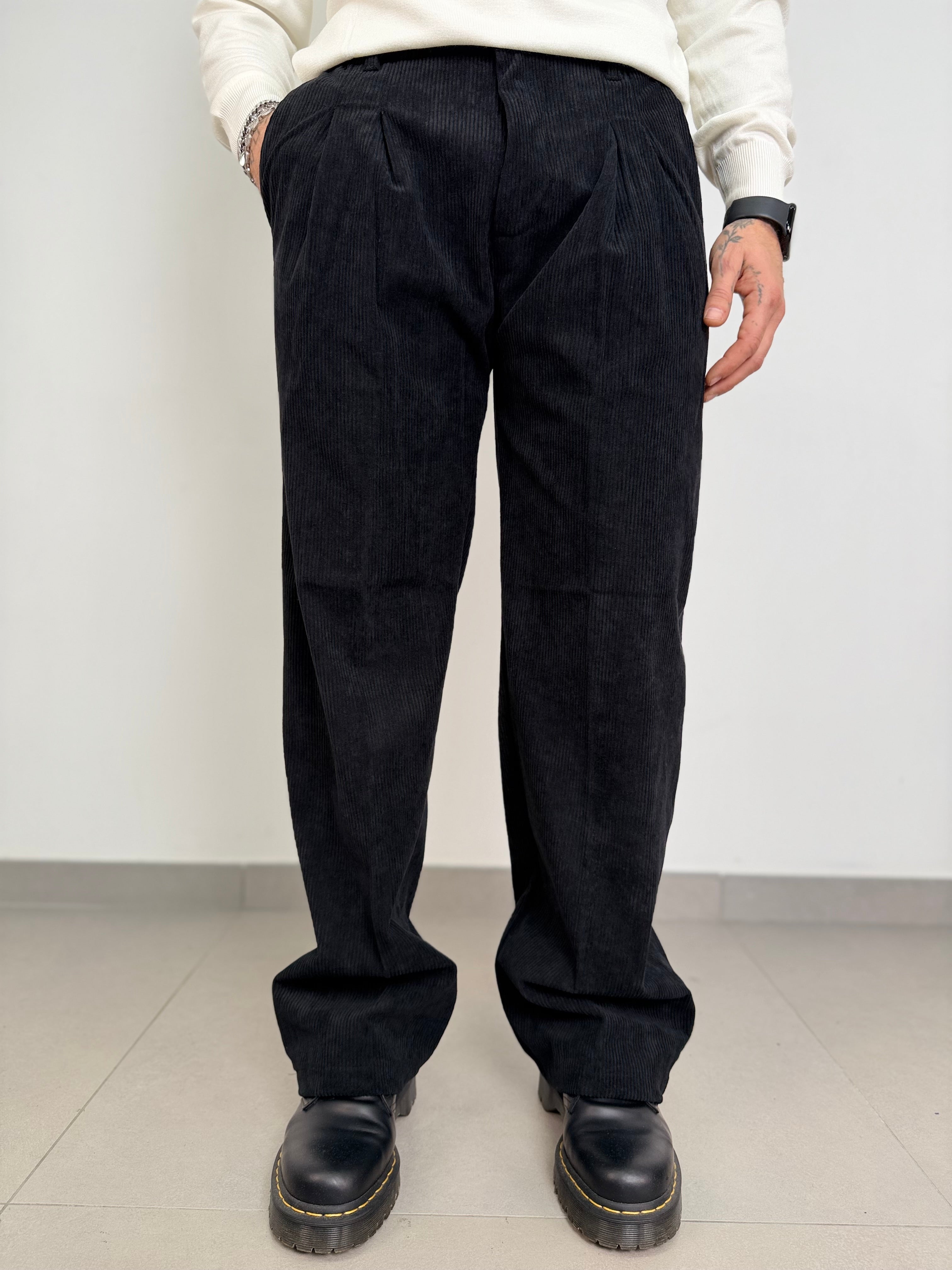 Pant elegant in velluto