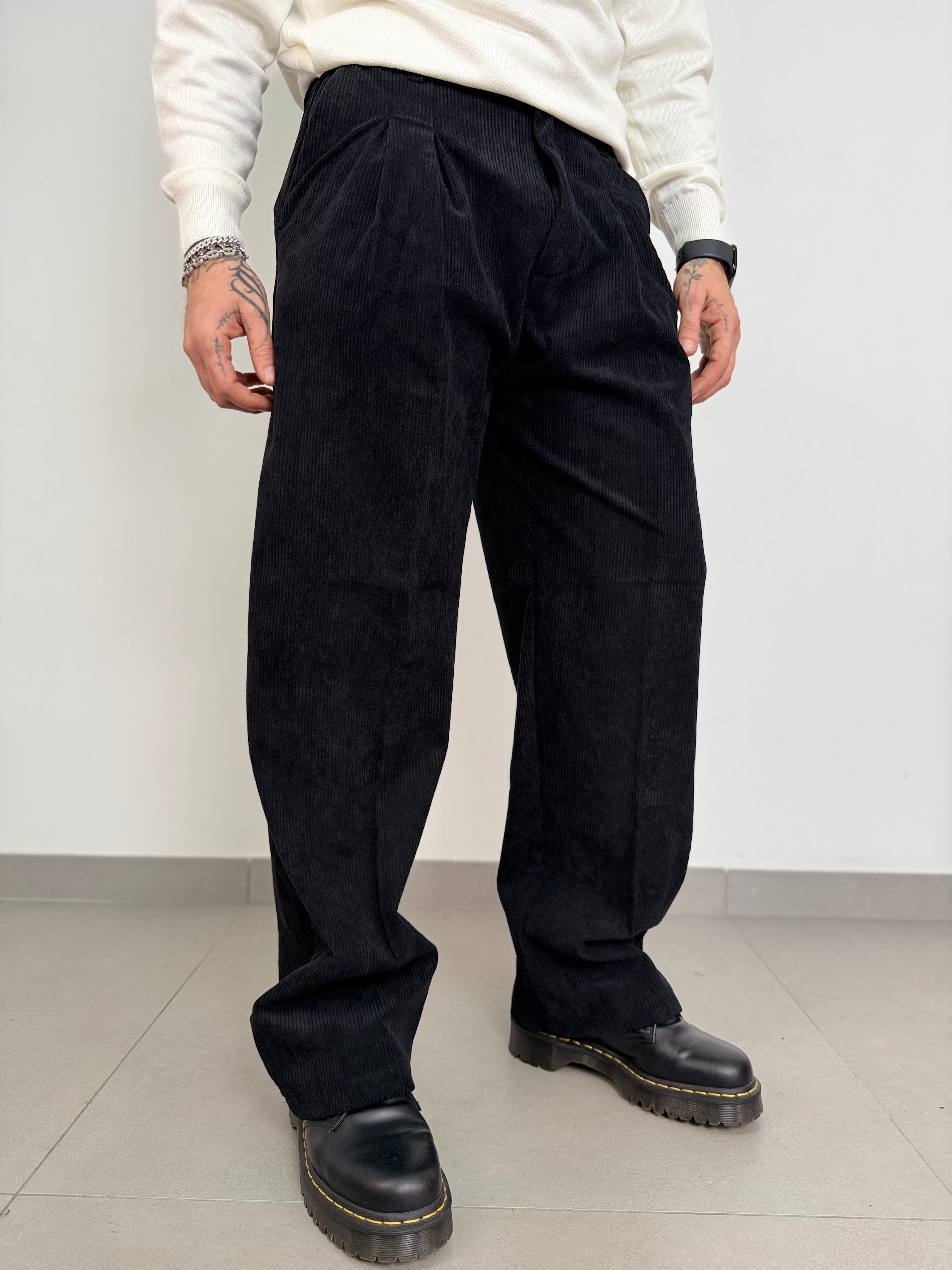 Pant elegant in velluto