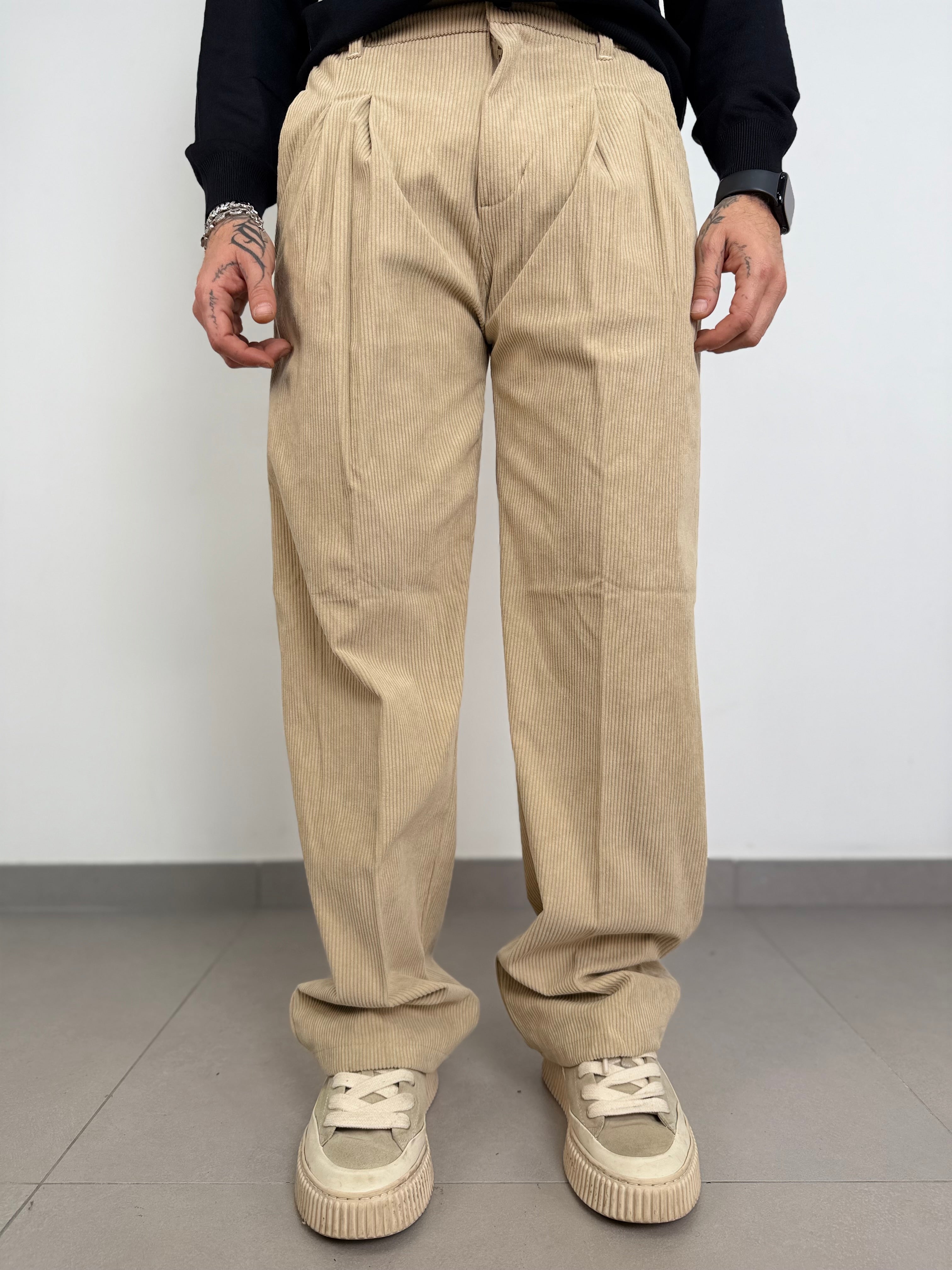 Pant elegant in velluto