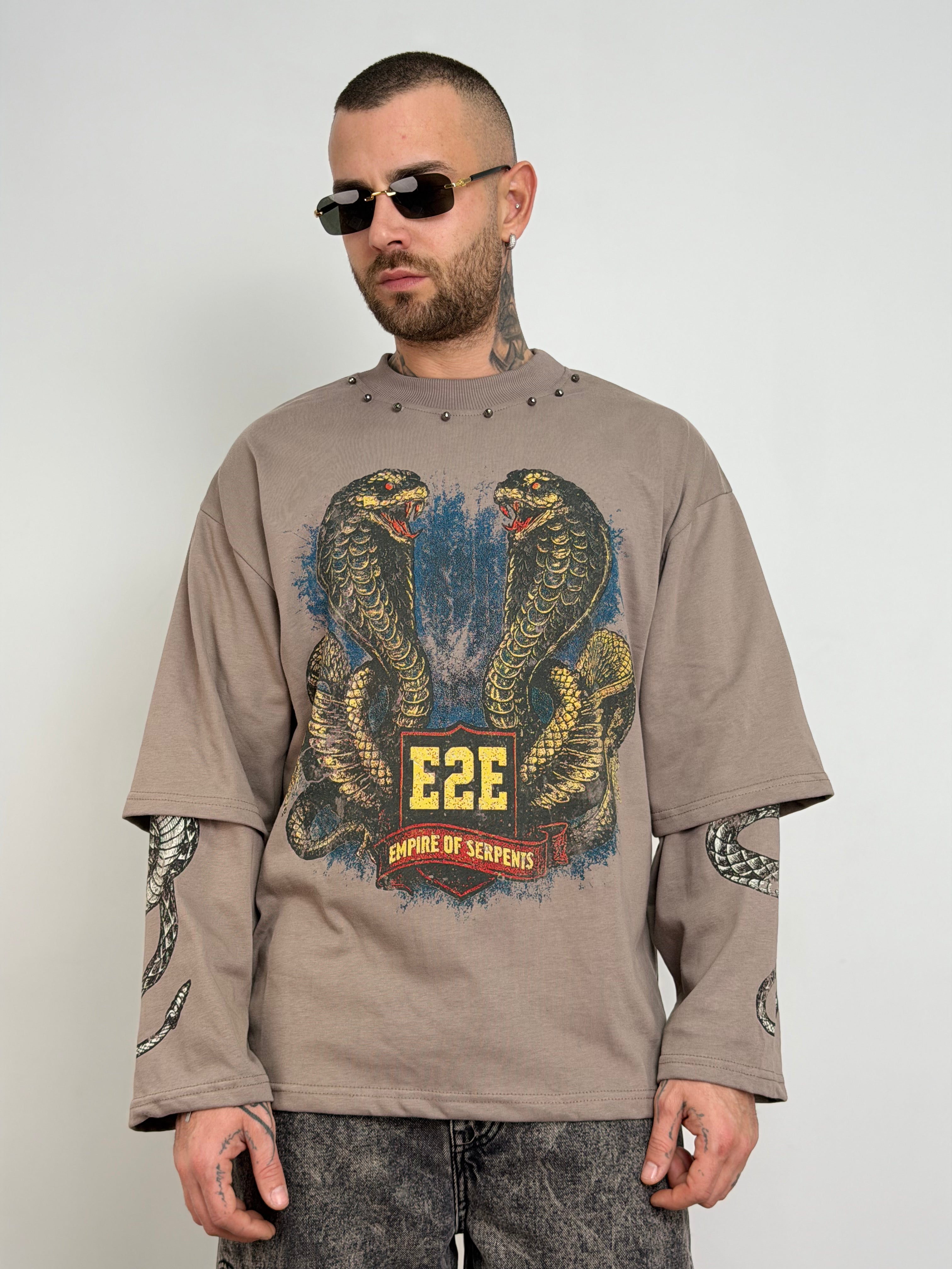 T-shirt double snake