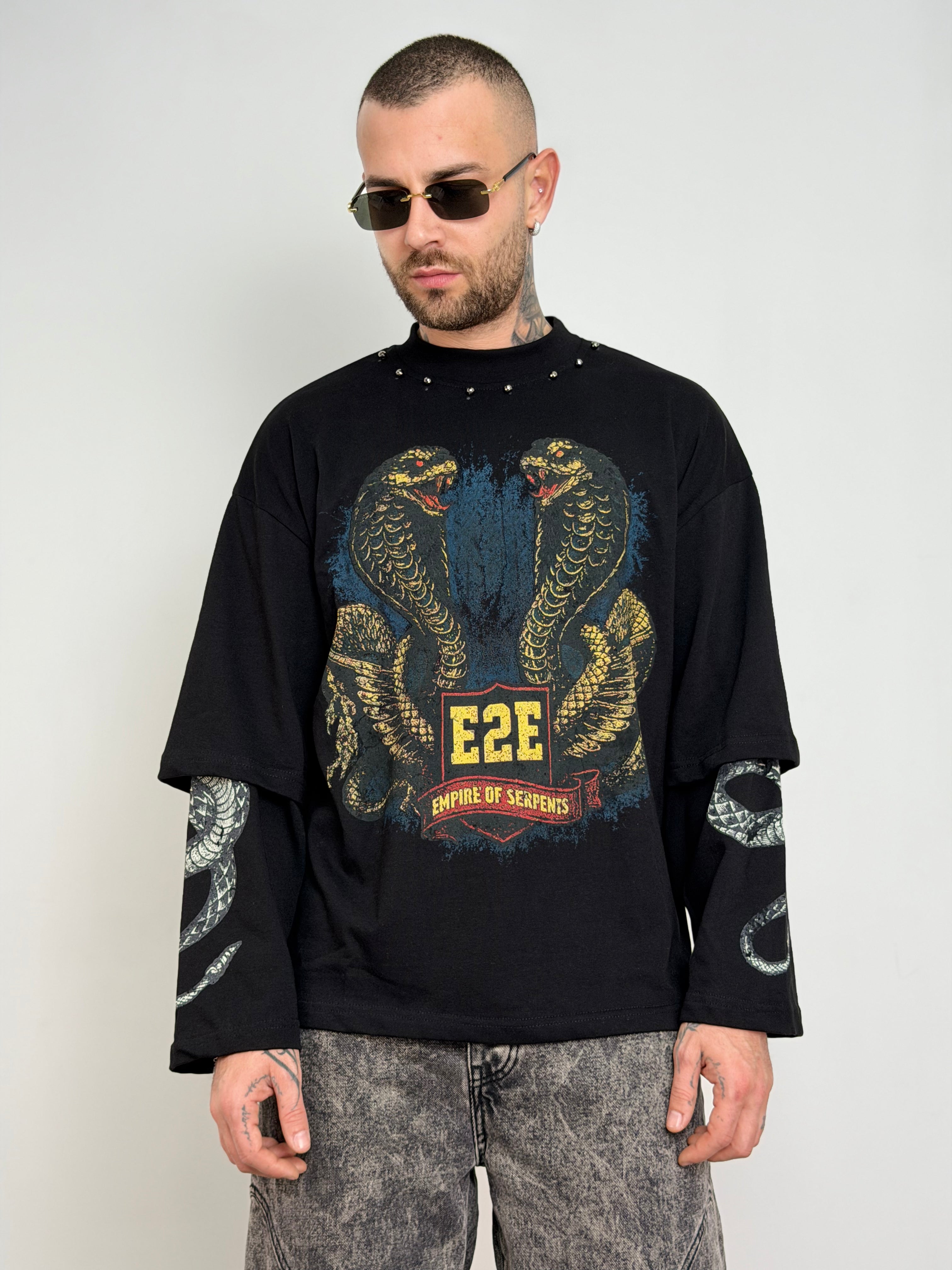 T-shirt double snake
