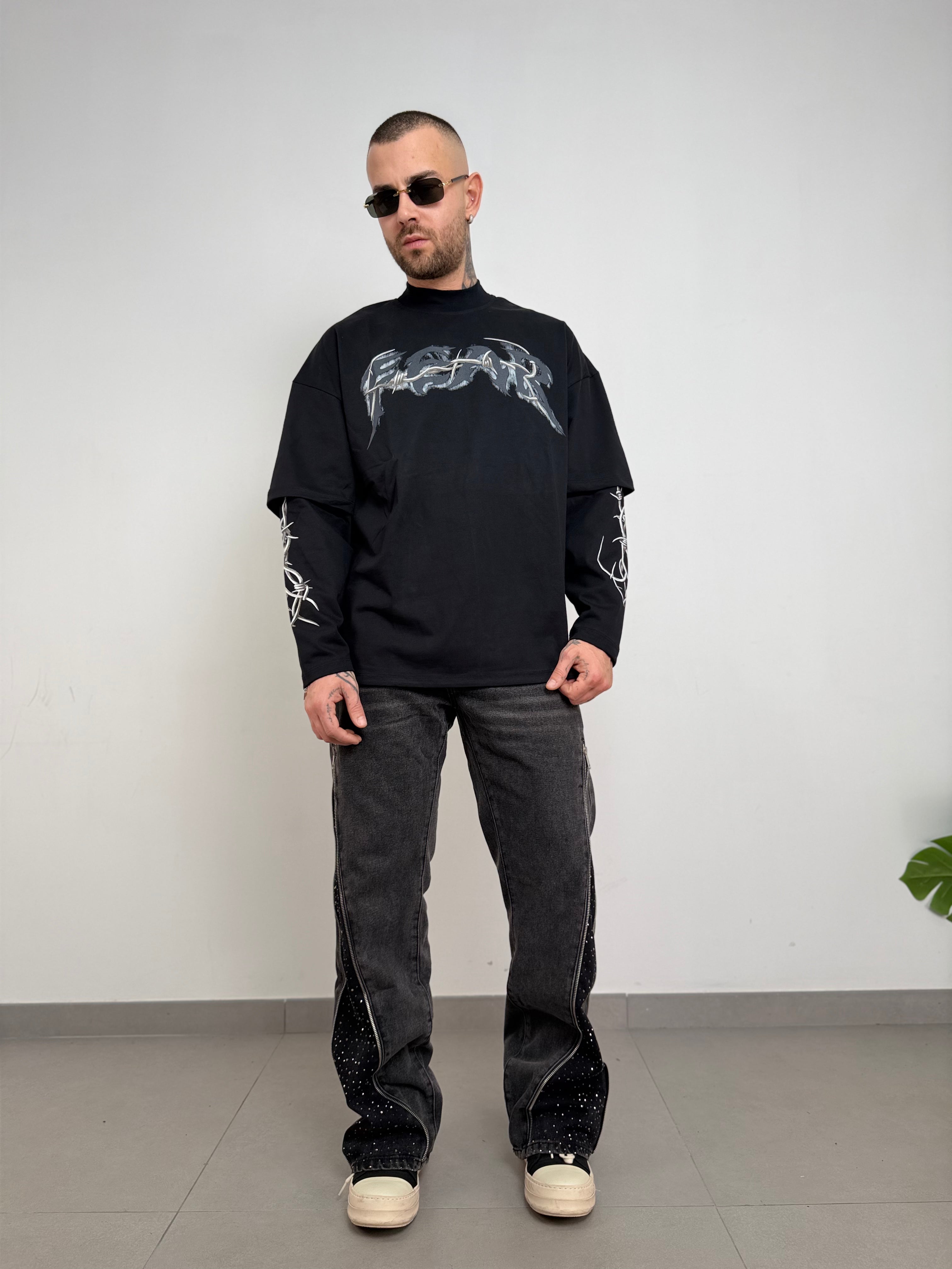 T-shirt long sleeve fear