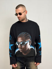 T-shirt long sleeve face