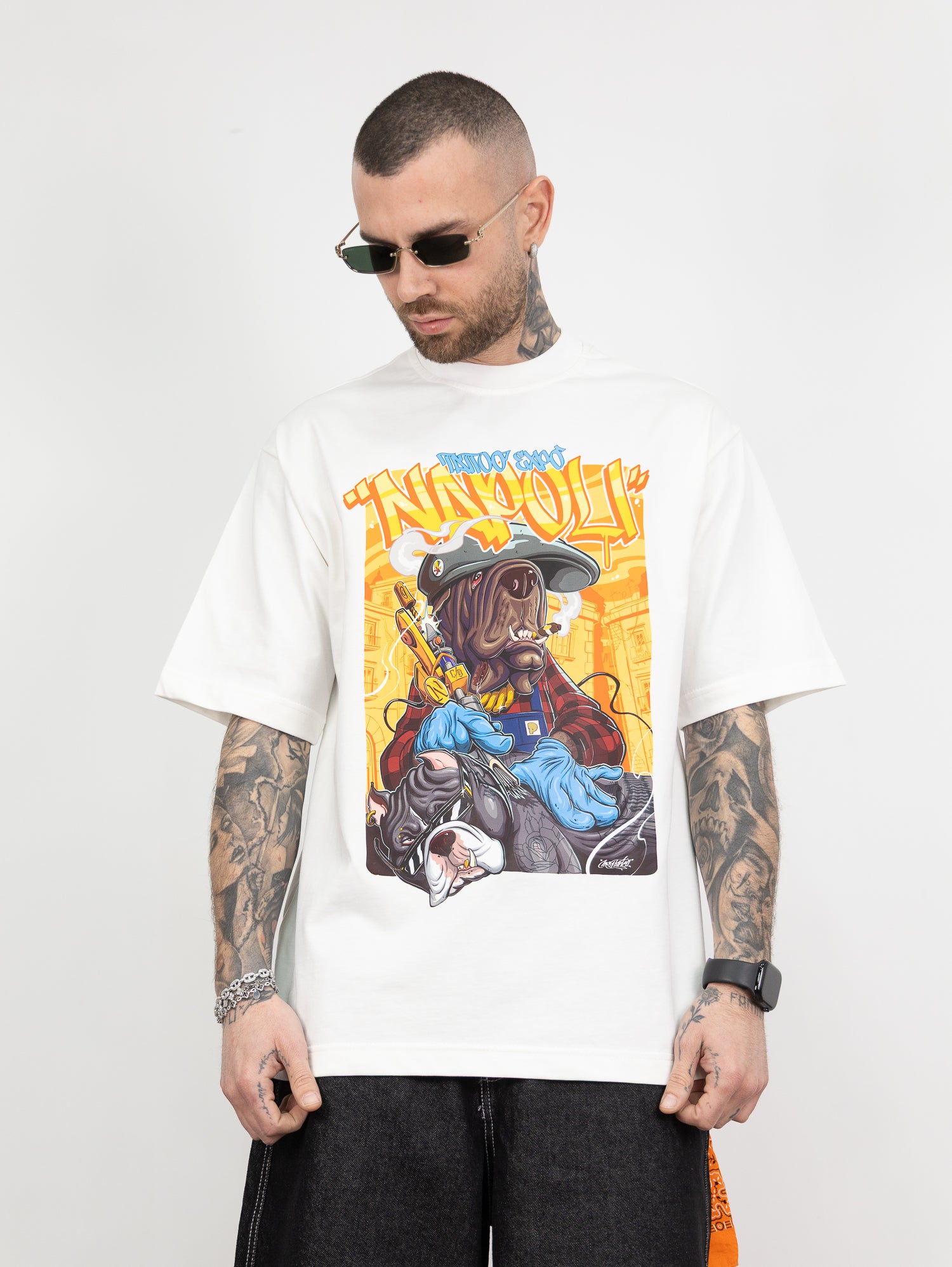 T-shirt napoli tattoo