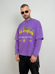 T-shirt double long sleeve los angeles
