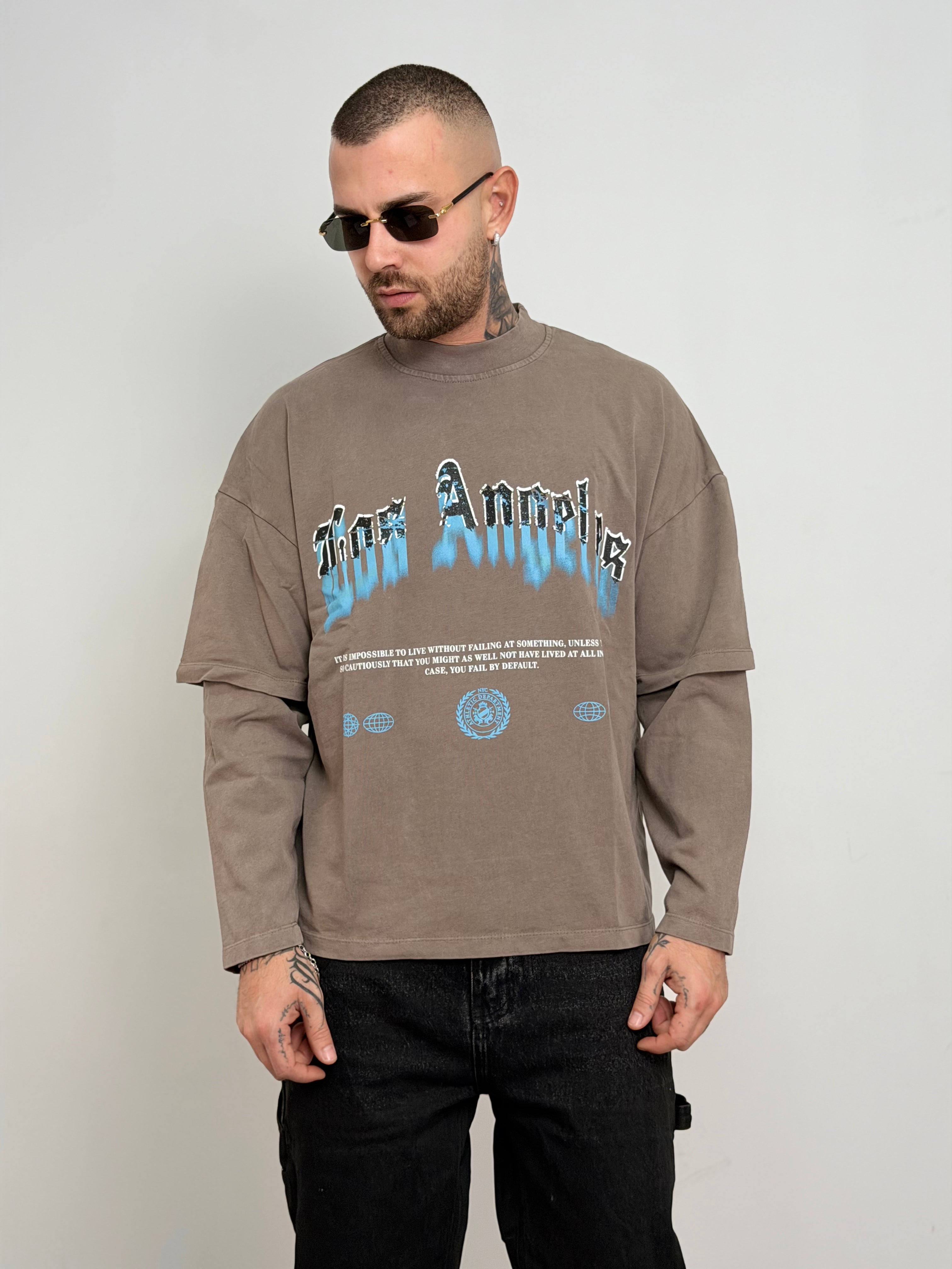 T-shirt double long sleeve los angeles