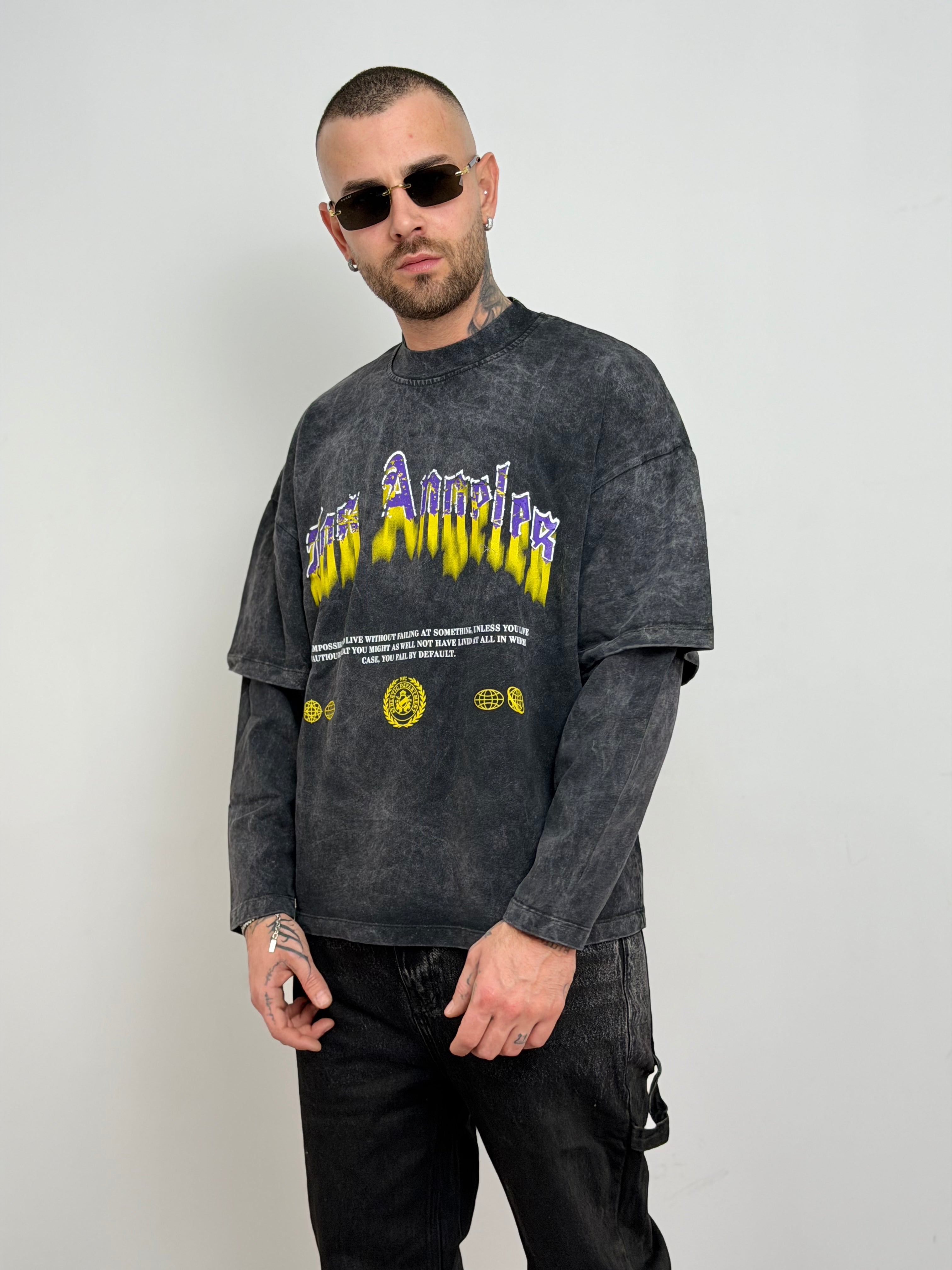 T-shirt double long sleeve los angeles