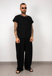 Coordinato t-shirt smanicata e pantalone