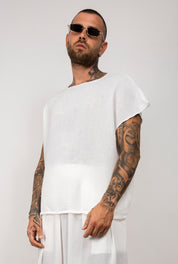 Coordinato t-shirt smanicata e pantalone