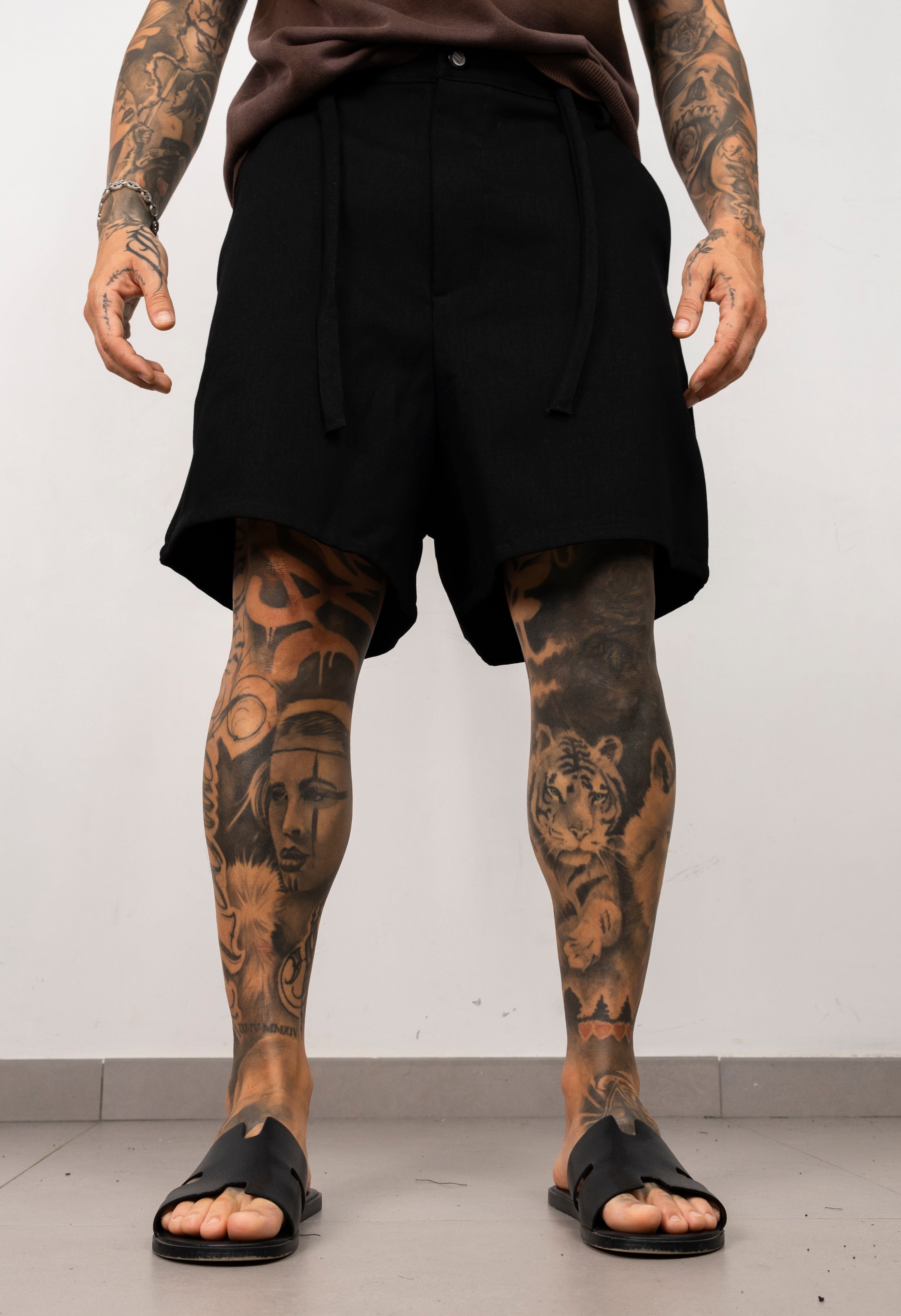 Bermuda sartoriale con laccio