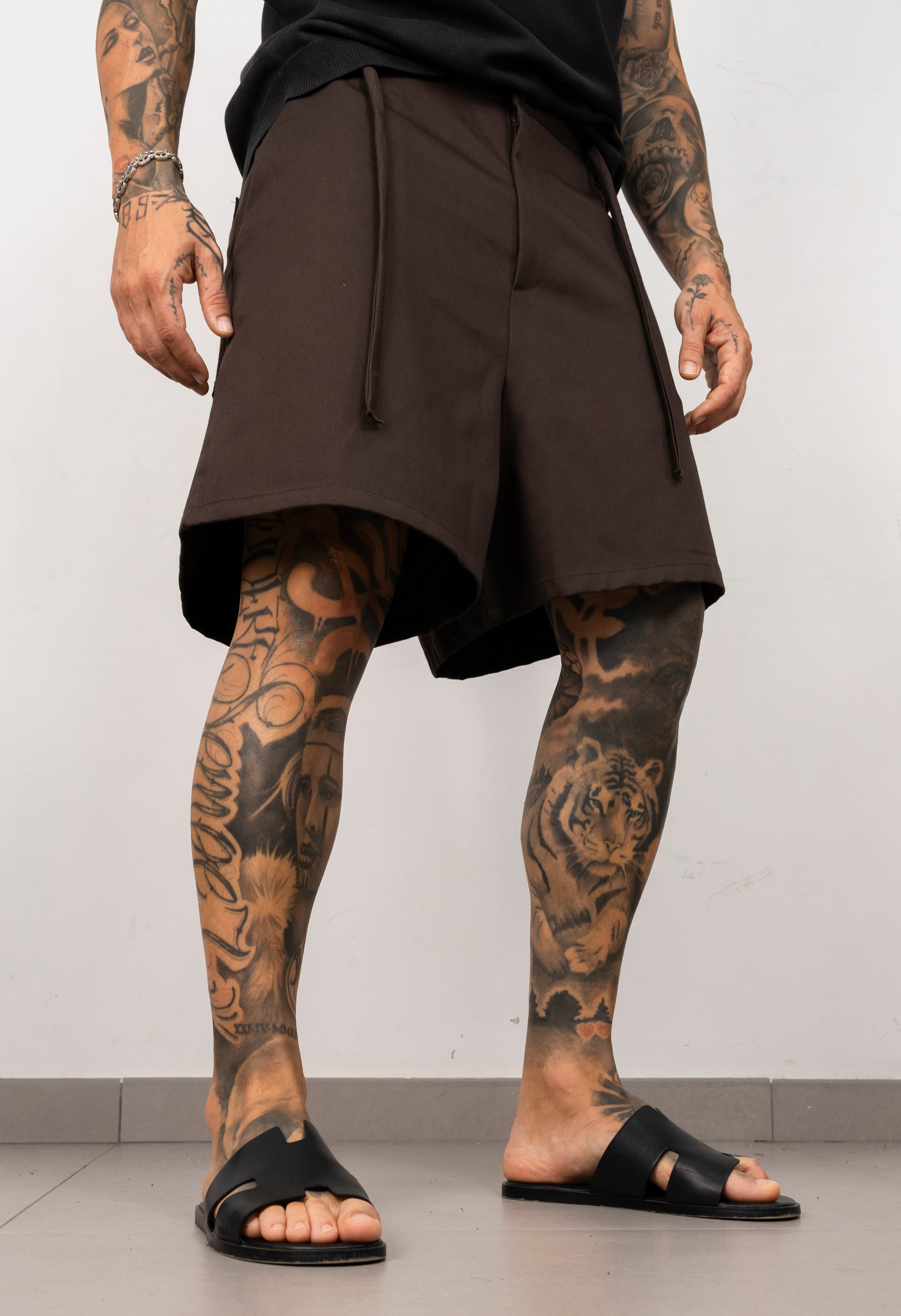 Bermuda sartoriale con laccio