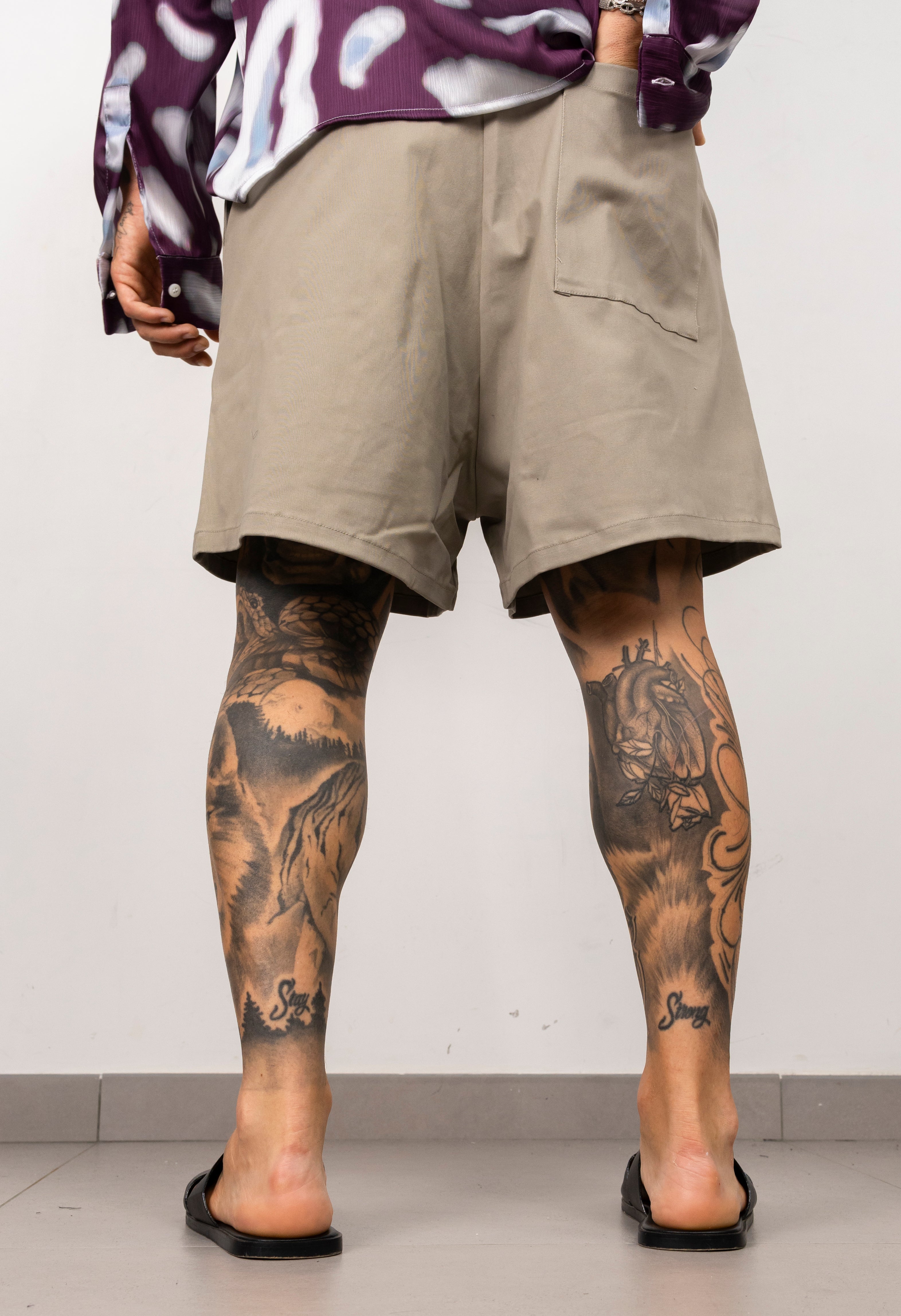 Bermuda sartoriale con laccio