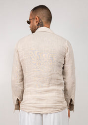 Camicia manica lunga in lino