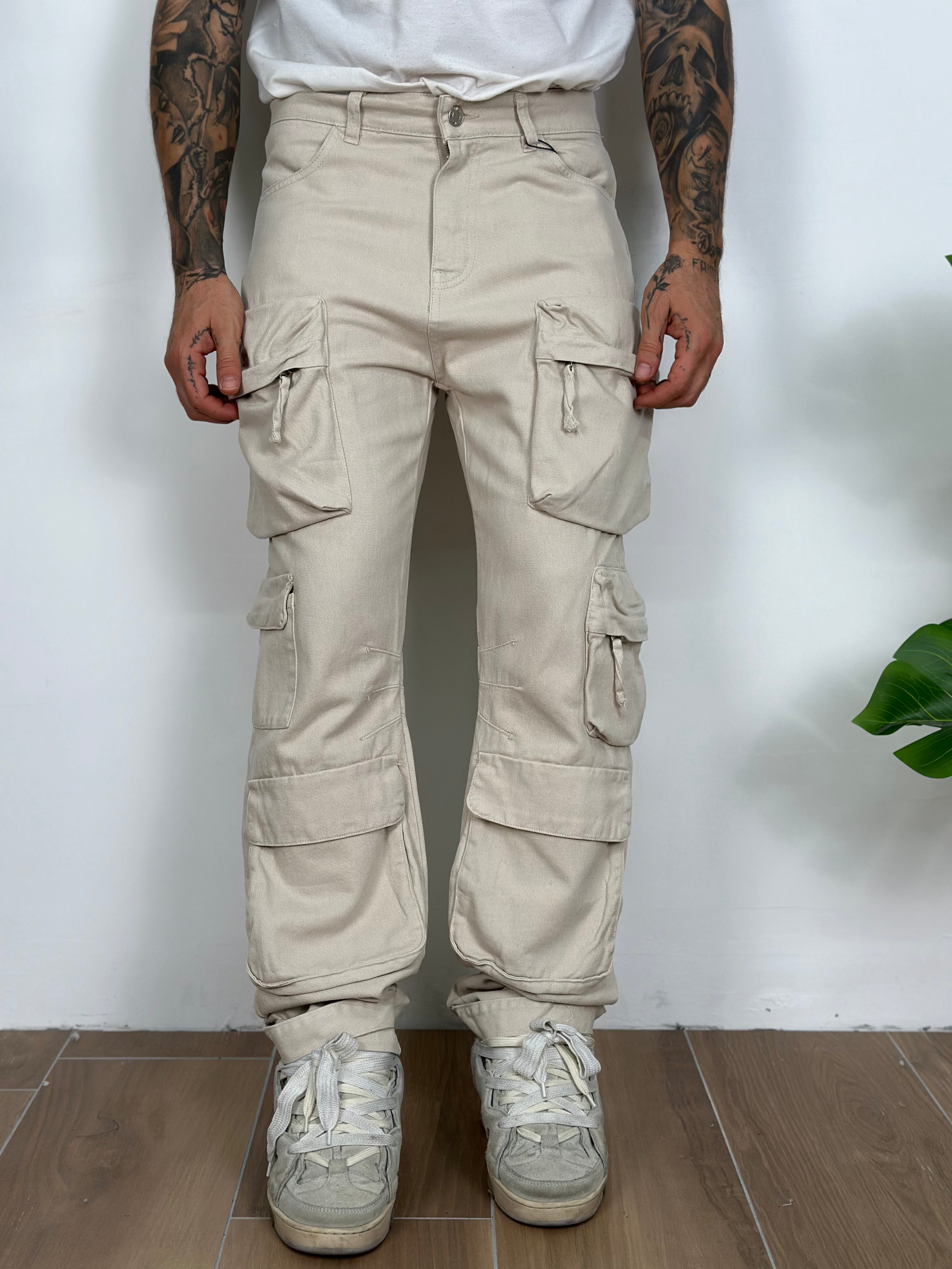 cargo tasconi beige