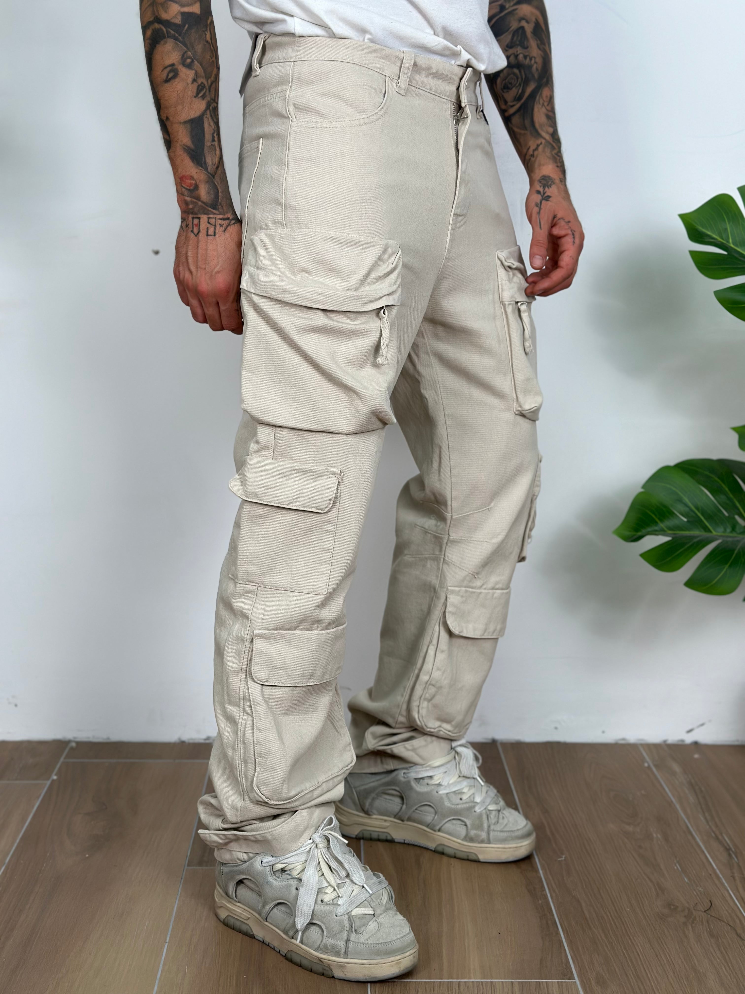 cargo tasconi beige