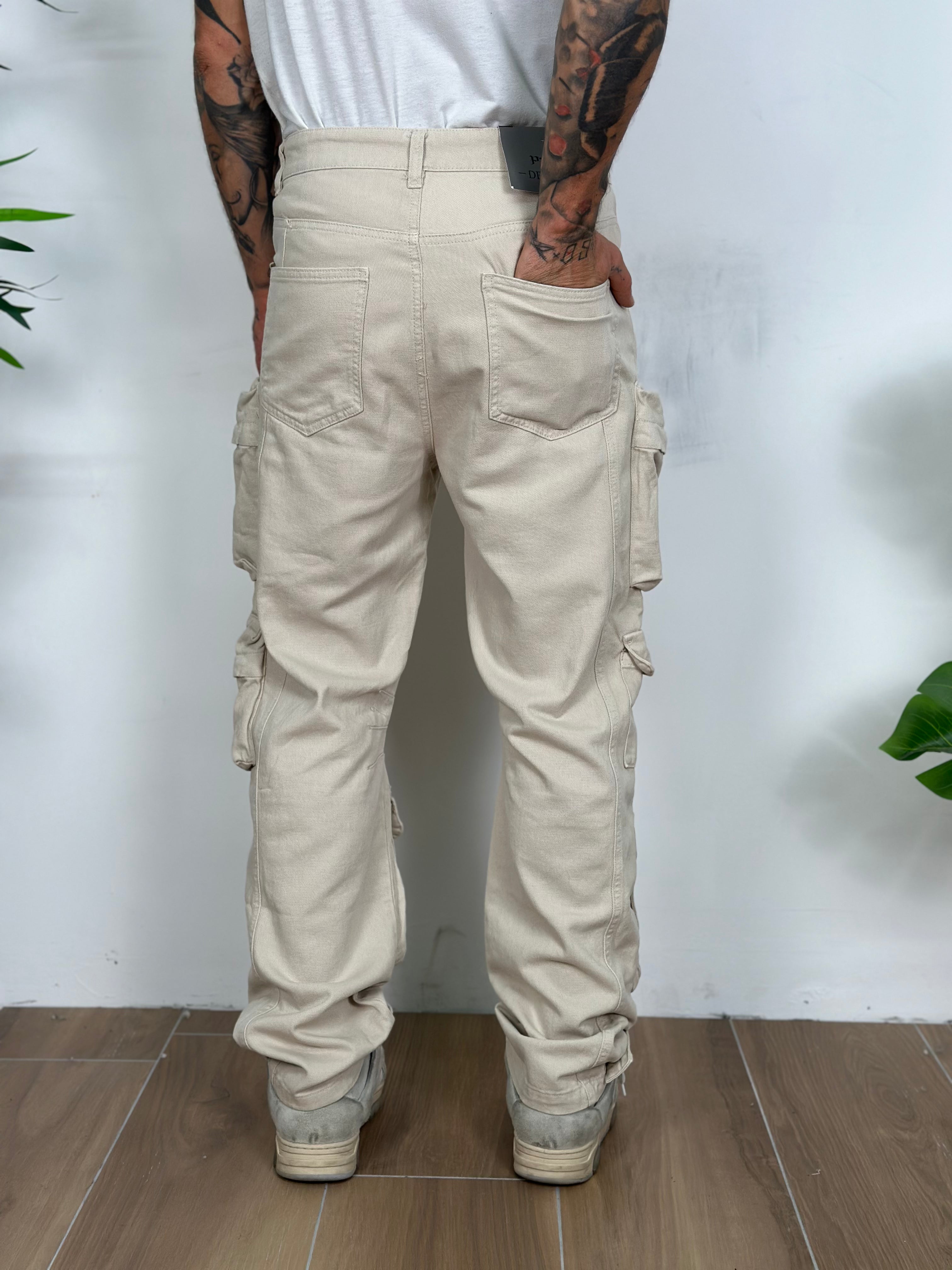 cargo tasconi beige