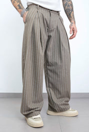 Pant elegant gessato