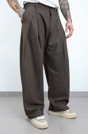 Pant elegant gessato