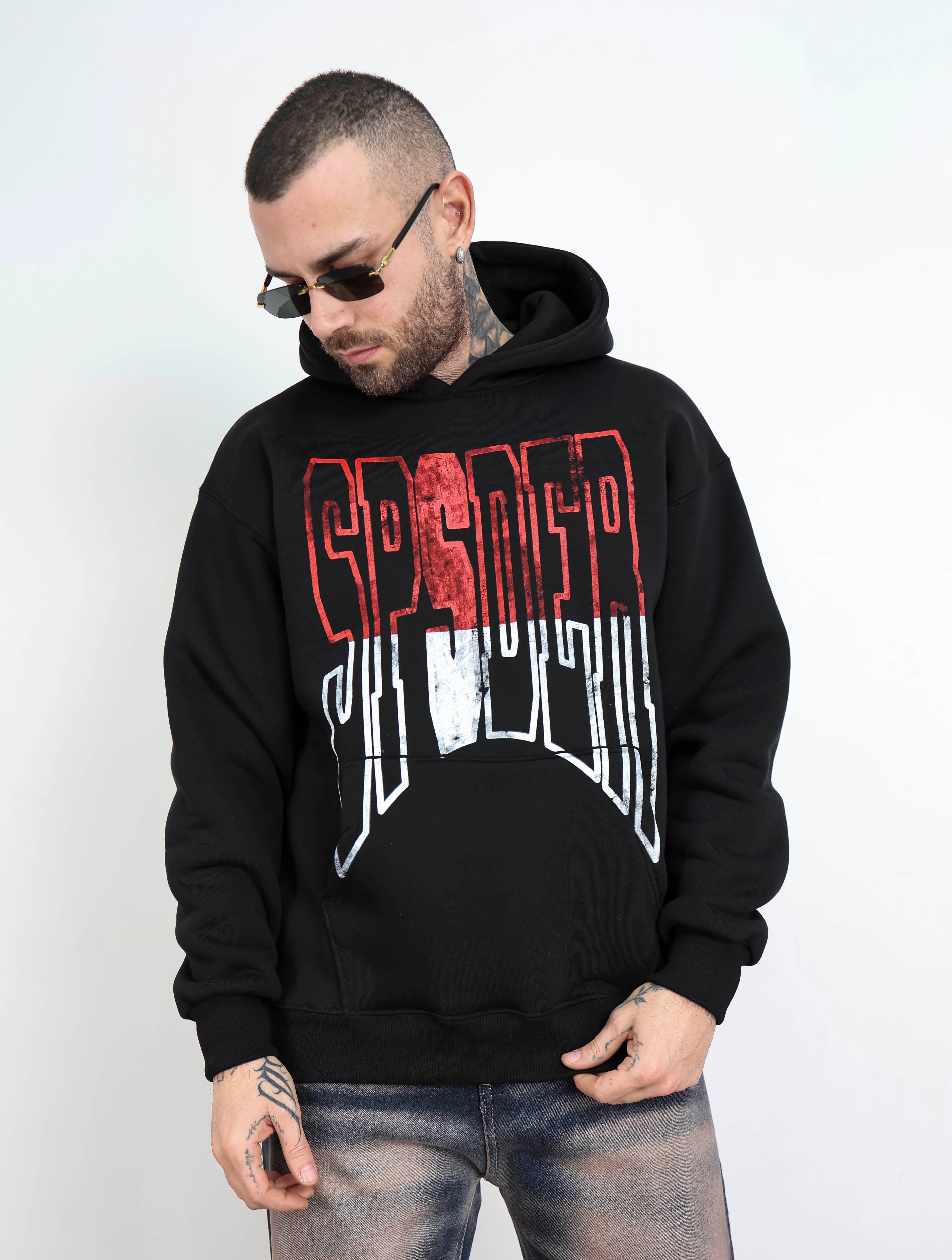 Felpa st.a contrasto