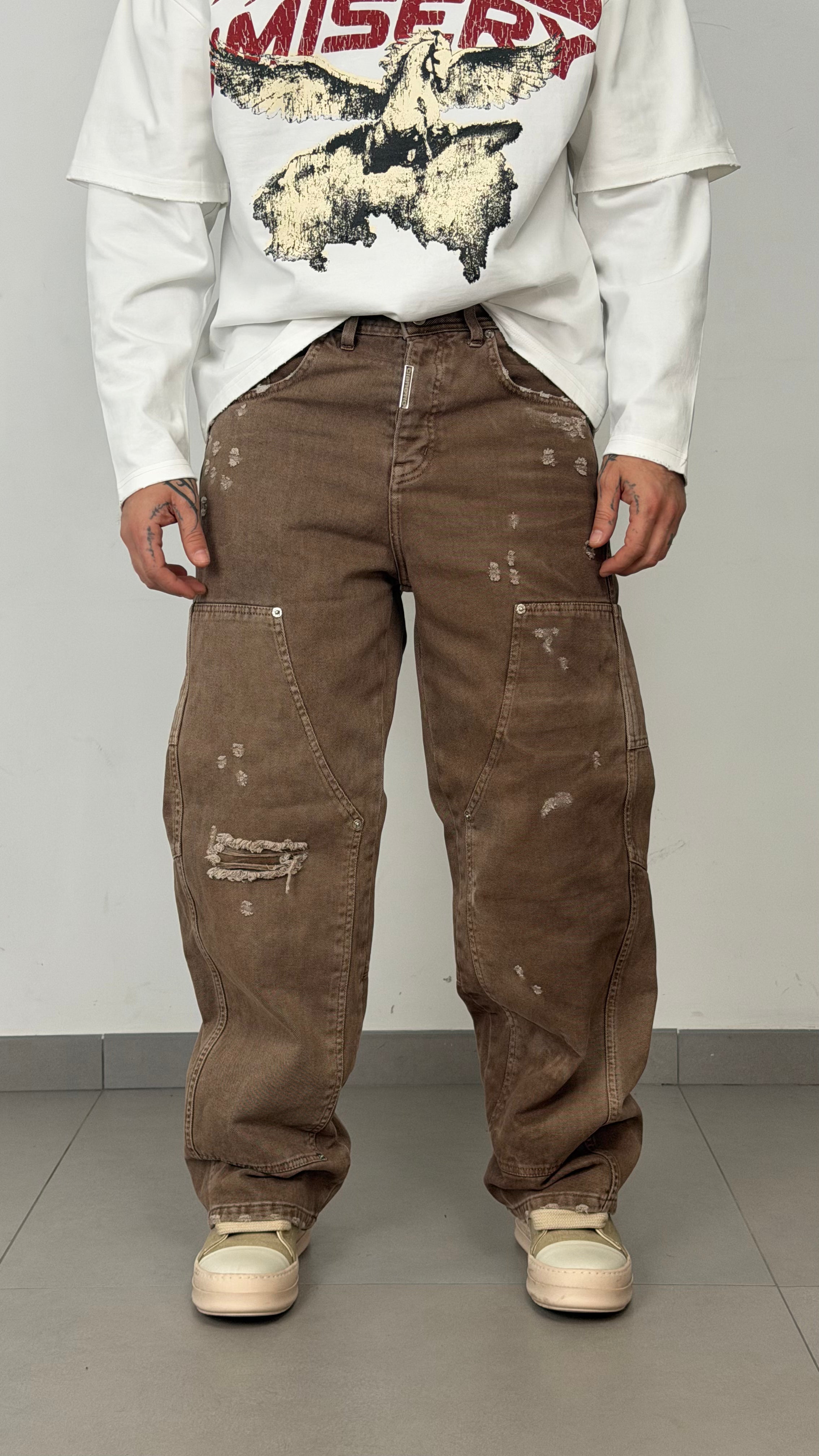 Super Baggy Carpenter Raw Tie