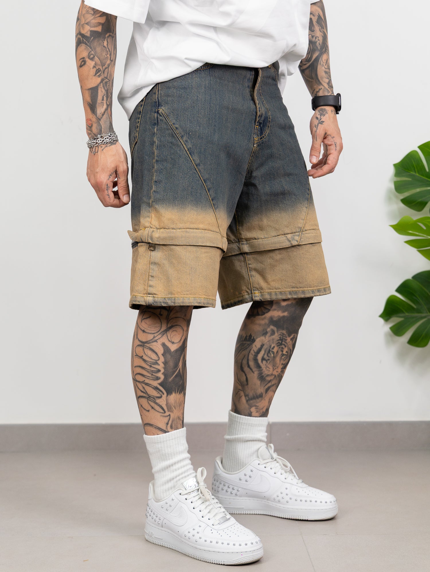 Bermuda con zip