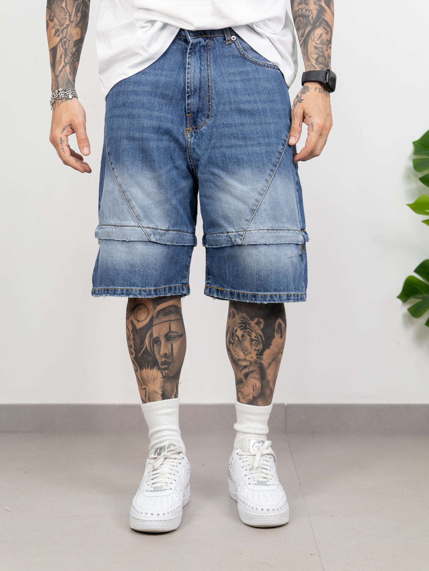 Bermuda con zip