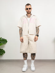 Camicia millerighe stampa