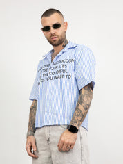 Camicia millerighe stampa